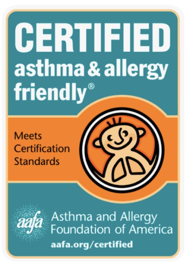 certified asthma & allergy friendly
